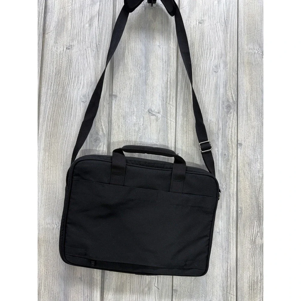 Wenger‎ SwissGear Black Laptop Messenger Bag Shoulder Briefcase Tech Case 14x11